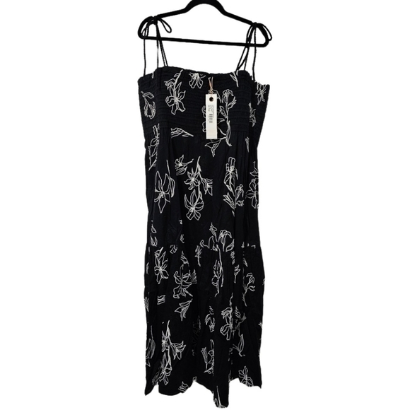 Tanya Taylor Leona Smocked Floral Midi-Dress NWT - Picture 3 of 12